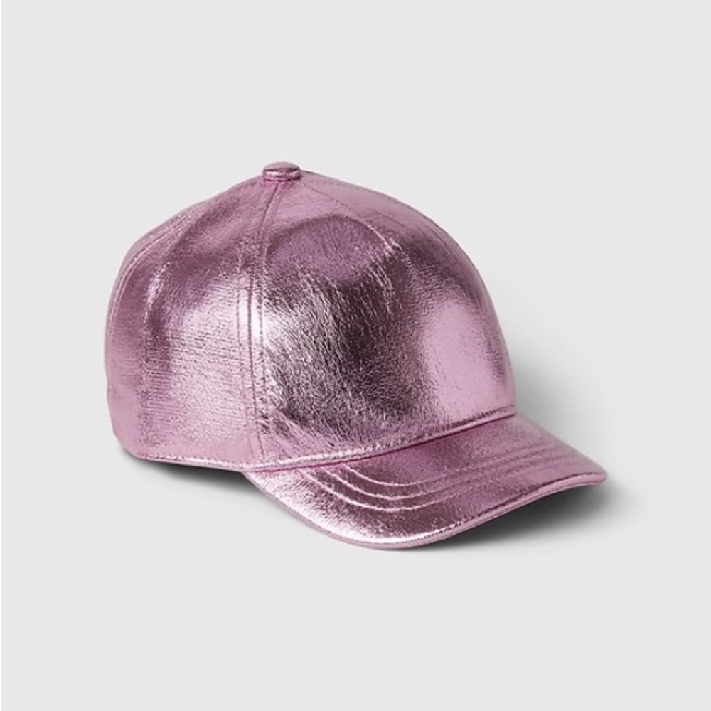 Gap Metallic Pink Baseball Hat
